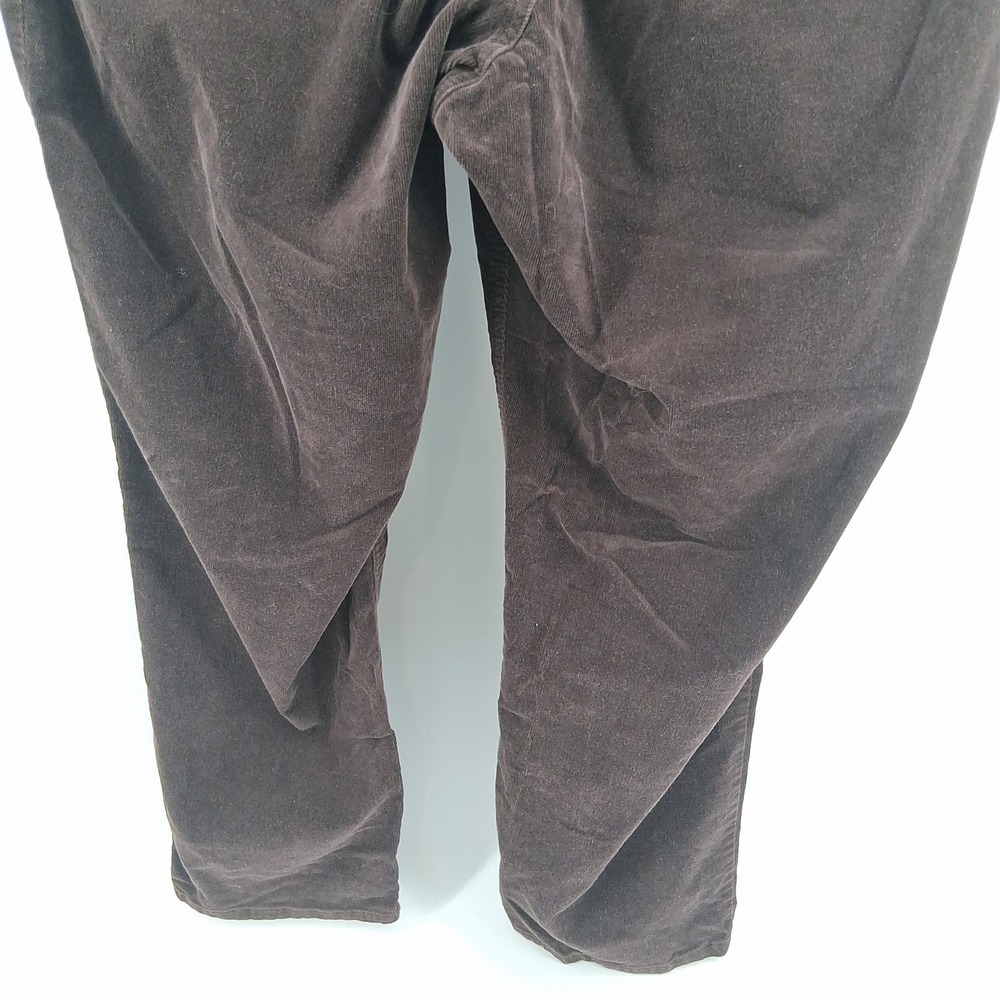 Catherines Brown Corduroy Pants Womens 1X Elastic Waist Pull On‎ Casual Comfy - Picture 8 of 14